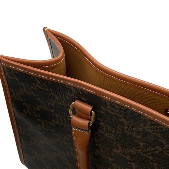 CELINE Triomphe Horizontal Cabas PVC/Leather - Picture 8 of 16